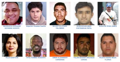 La lista de los diez fugitivos más buscados por el FBI