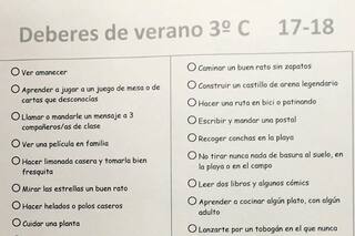 Dejó la mejor tarea para sus alumnos en vacaciones y provocó aplausos