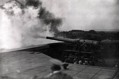 La llamada Batería Russell de artillería fue instalada en 1904 en Fort Stevens