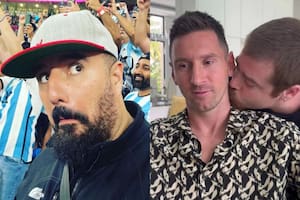 Migue le dio un beso en el cuello a Messi, un periodista mexicano se burló y los seguidores no perdonaron
