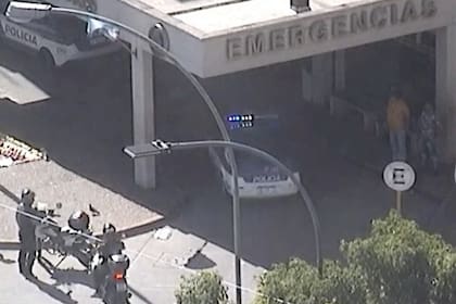 La llegada al Hospital de Niños