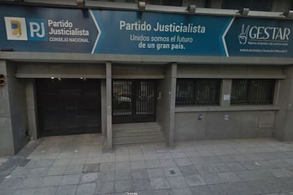 La sede nacional del PJ, en la calle Matheu, en la ciudad de Buenos Aires