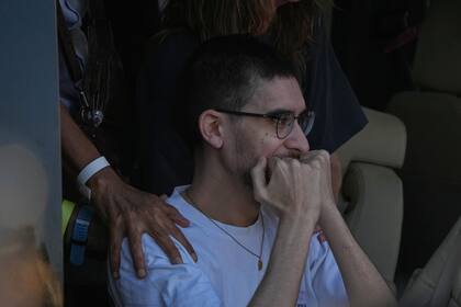 La llegada de Evyatar David al hospital