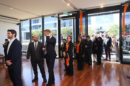 La llegada de los invitados