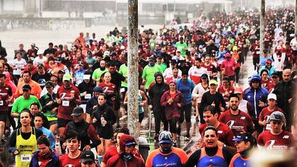 La lluvia no impidió que la fiesta del Maratón de Punta del Este sea total