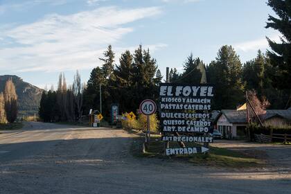 La localidad de El Foyel, a 75 kilómetros de Bariloche