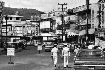 La localidad de Olongapo, cerca de una base de EEUU, fue un centro de prostitución en los años 70.