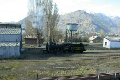 La locomotora de La Trochita