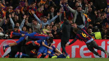 La locura de Barcelona tras la victoria