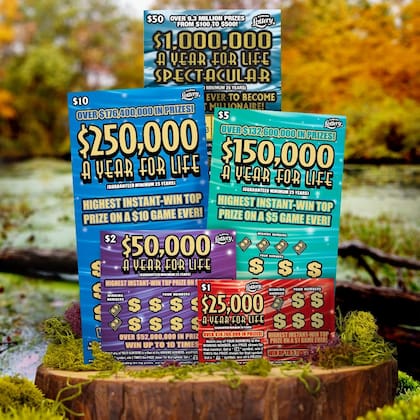 La Lotería de Florida cuenta con una variedad de raspaditos