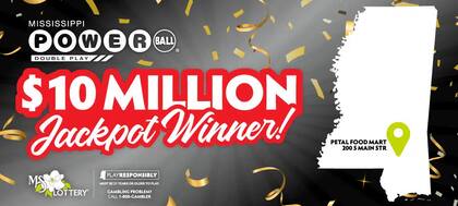 La lotería de Mississippi anunció que tienen un ganador histórico en su estado