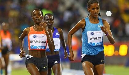 La lucha en la recta final de los 3000 con obstáculos