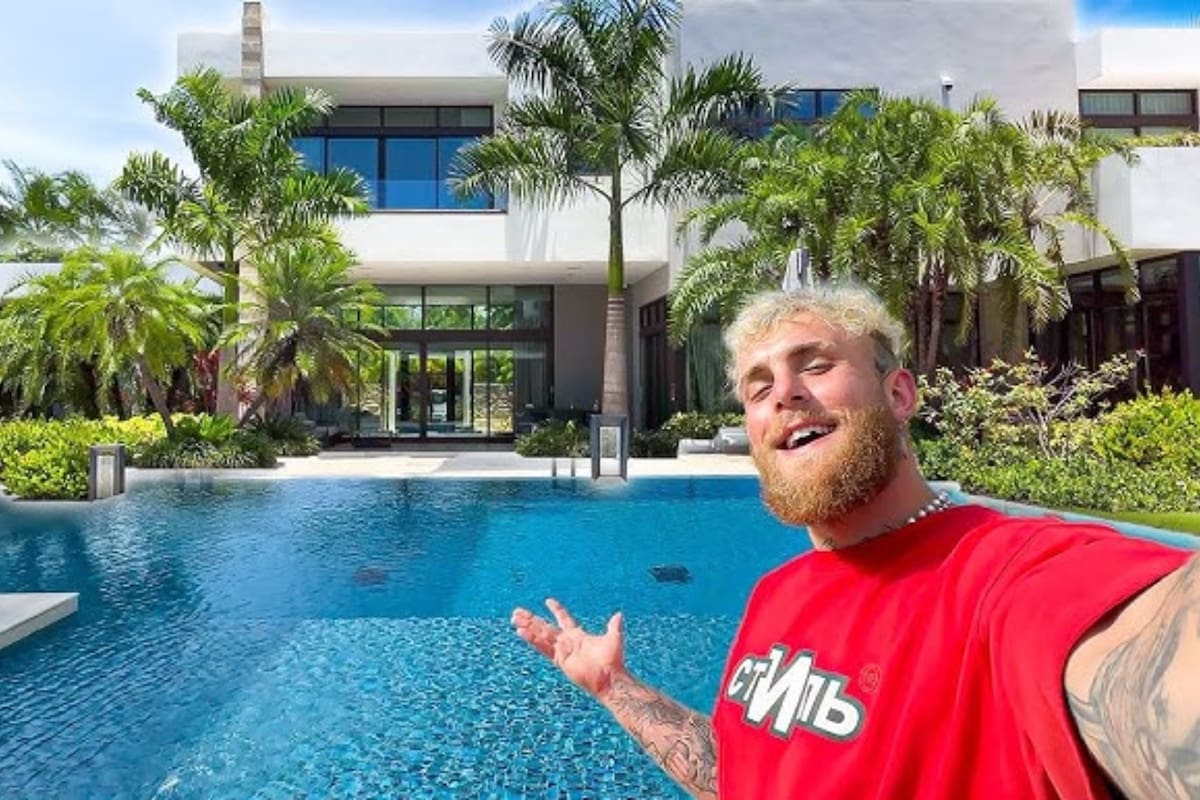 Así es por dentro la lujosa mansión de Jake Paul en Puerto Rico, el