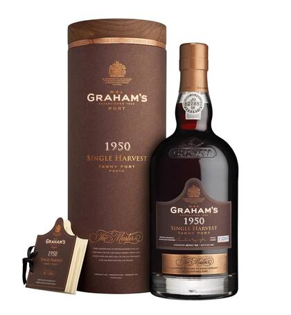 La lujosa presentación del flamante Oporto cosecha 1950 de Graham´s