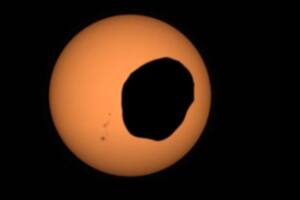 Eclipse solar en Marte: las increíbles imágenes que capturó la NASA