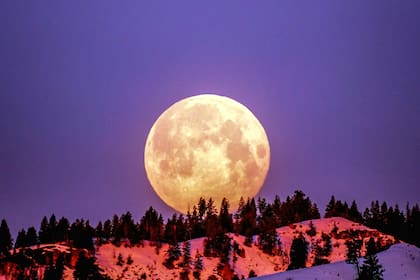 La Luna llena de diciembre se conoce como "Luna Fría"