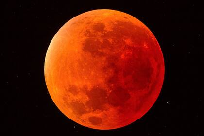 La Luna roja se apreciará el 16 de mayo