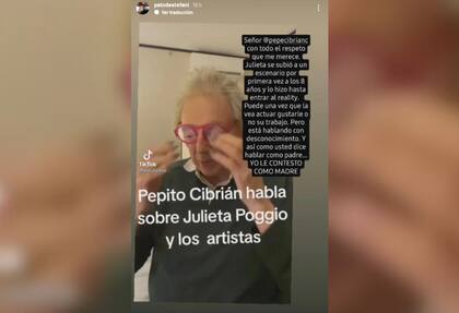 La madre de Julieta Poggio defendió a su hija y cuestionó a Cibrián (Foto: Instagram)