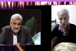 Video: a los 101 años, la madre de Nacha Guevara conmovió a su nieto en TV