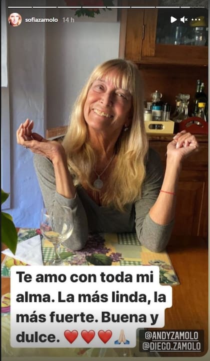 La madre de Sofía Zámolo tiene cáncer