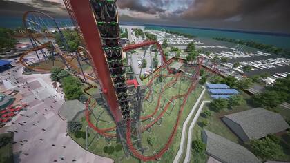 La maldición de la sirena será una montaña rusa de Cedar Point; en un tramo, los pasajeros quedarán a casi 50 metros de altura en un ángulo de 90° de cara al suelo