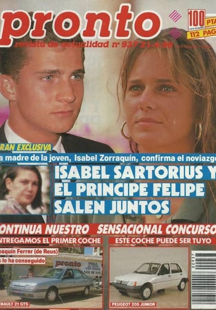 La mamá de Isabel, Isabel Zorraquín, confirmaba el romance de su hija con el príncipe de Asturias