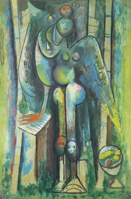La mañana verde o Tú, mi mirada o Floresta virgen, Wifredo Lam, 1943
