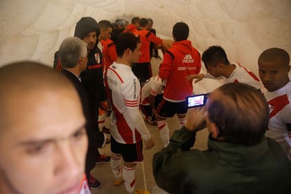 La manga de River, después del ataque
