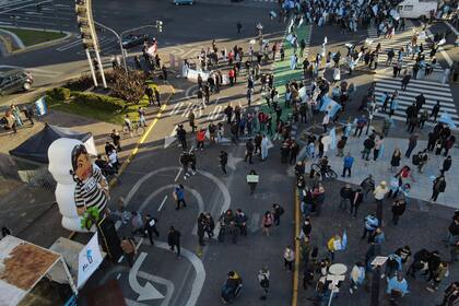 La manifestación en el Obelisco por las nuevas restricciones
