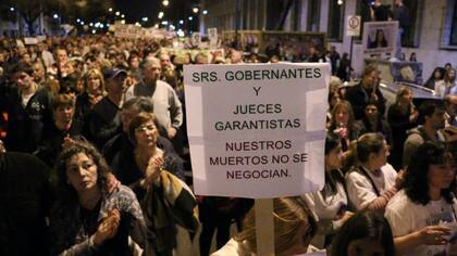 La manifestación en Rosario fue multitudinaria