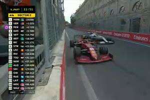 La maniobra de Sainz que pudo terminar en un terrible accidente con el italiano Giovinazzi