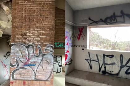 La mansión abandonada fue saqueada años después de la desaparición de sus dueños