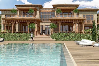 El arquitecto a cargo de la mansión difundió las fotos