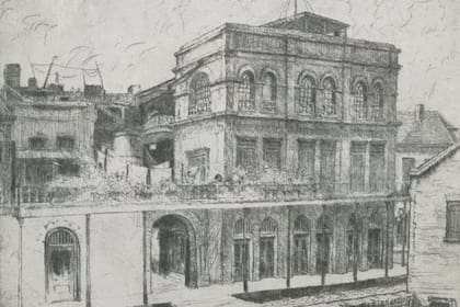 La mansión de Delphine era atendida por una decena de esclavos