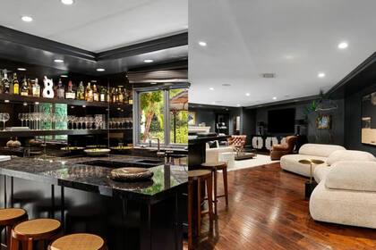 La mansión de las Kardashians también cuenta con un bar muy equipado