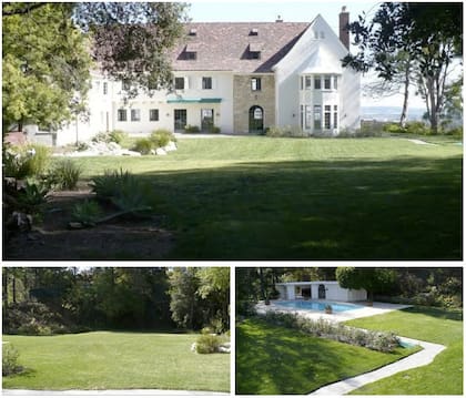 La mansión que Sandra Bullock adquirió en 2011, en Beverly Hills.