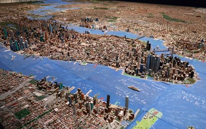 La maqueta mide 15 metros de largo por 8 de ancho; "en diez años será el doble de grande", asegura Macken