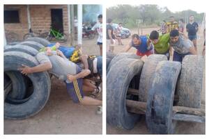 Practicaban el scrum con una increíble máquina casera y despertaron una campaña solidaria