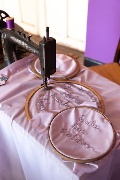 La máquina de coser de la mamá de Eva