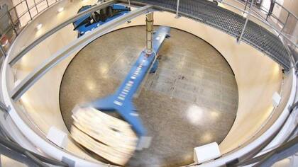 La máquina imita la gravedad extrema que sentirían los astronautas durante el despegue y el reingreso