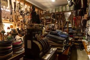 La máquina registradora de Casa el Gaucho data de 1918 y aún funciona