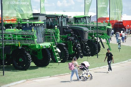 La maquinaria se lució en Expoagro