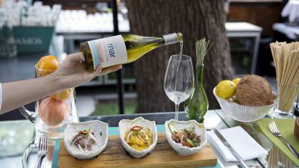 La Mar presentó esta semana su corte de chardonnay y sauvignon blanc