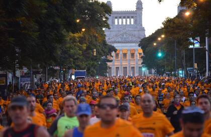 La maratón de Montevideo, a pleno