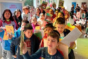 La Maratón Nacional de Lectura también se corrió en una biblioteca popular del barrio Padre Mugica