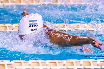 La marca de 8m26s19 en los 800 metros libre representa el mejor registro de su carrera