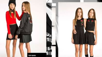 La marca eligió niñas con extrema delgadez para su campaña de invierno