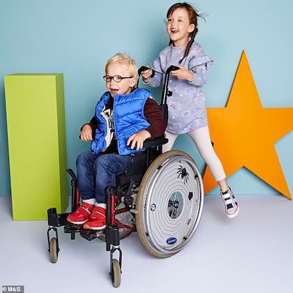 La marca sienta un precedente para nada menor ya que en el Reino Unido hay más de un millón y medio de niños y niñas con discapacidad.