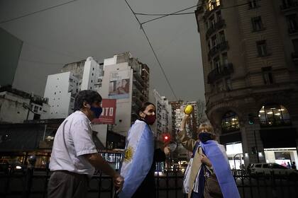 La marcha del 26A en la ciudad de Buenos Aires