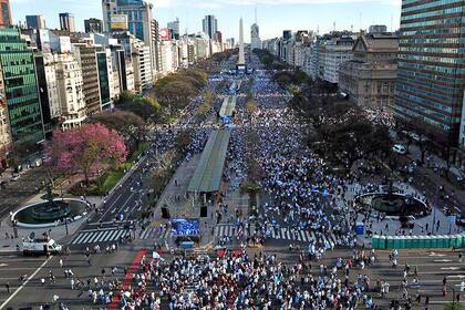 La Marcha del Millón en el Obelisco